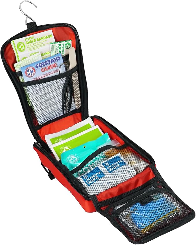 Be Smart Get Prepared 330 Pc First Aid Kit Car Home Office Outdoor in a Bag