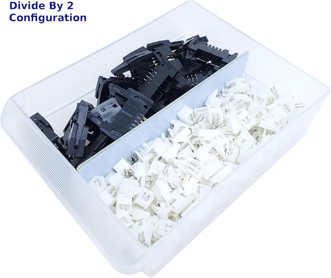 (24-Pack) Large Drawer Configurable Length Dividers compatible with Akro-Mils Plastic Storage Craft Cabinets, (Dividers Only)