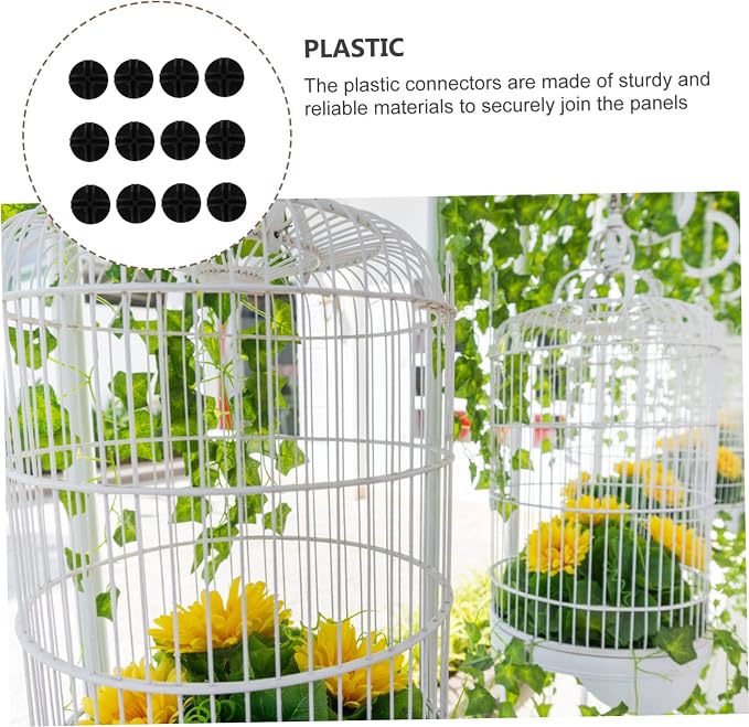FOMIYES Pcs DIY Accessories Pet Gate Replacement Parts Plastic Shelf Connectors for Dog Playpen