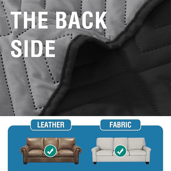 2Pcs Armrest Chair Covers for Sofa Waterproof Couch Arm Covers Armchair Covers for Arms Sofa Arm Covers Sofa Armrest Organizer for Magazine,Tablet,Phone (Black)