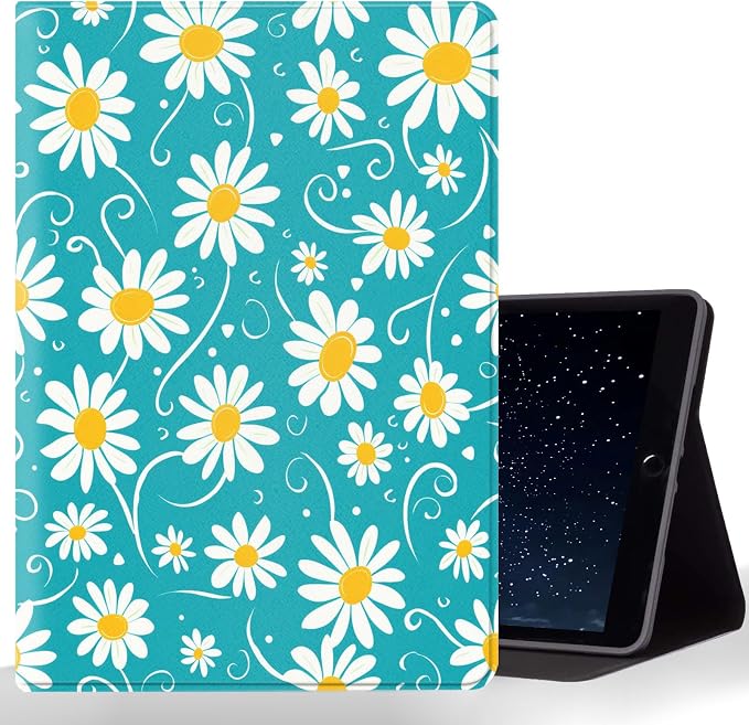 Tablet Case for iPad 10.5 Inch (iPad Air 3/Pro,2017/2019),Shockproof Protective Cover with Stand,Auto Wake/Sleep,Daisy