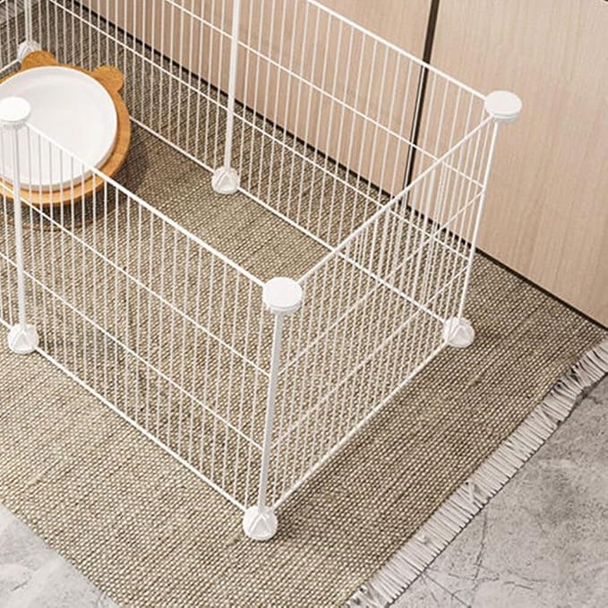 POPETPOP 30pcs Pet Cage Connectors Lightweight Plastic Playpen Buckles for Animals Easy to Assemble Versatile Fence Stabilizers for Pet Enclosures