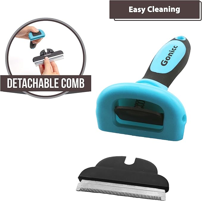 gonicc Professional Dog and Cat Brush Tool for Shedding Hair PDT- 1001(Small)