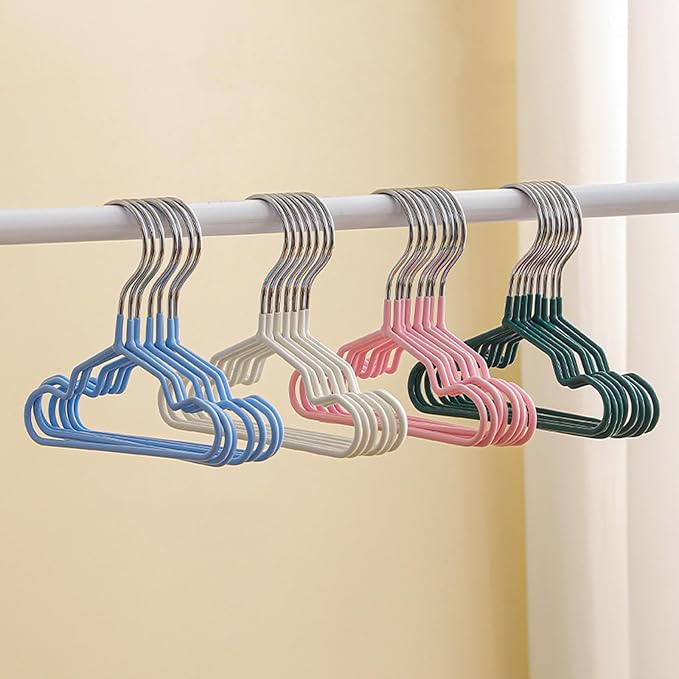 10 Pack Pet Clothing Hanger PVC Coating 15/20/25CM Display Hangers Rack Pet Supplies Garment Storage Rack