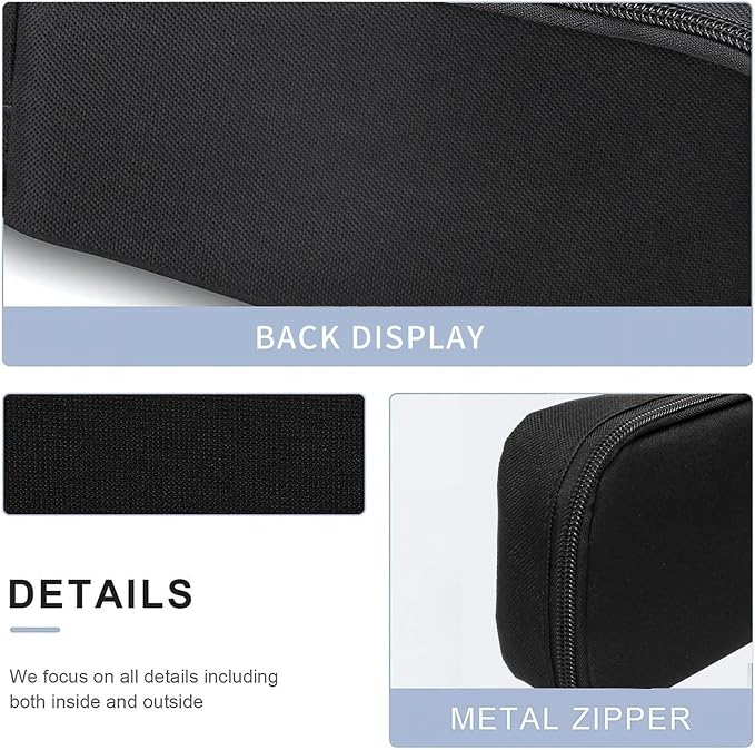 Two Pet Dog Large Pencil Case, Durable Pen Bag Zipper Organizer Pouch for Office Travel for Women Men