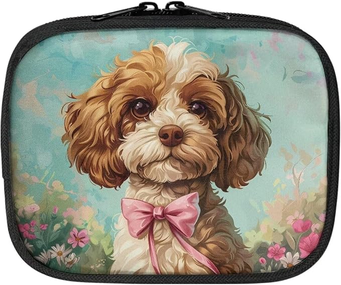 Cute Puppy First Aid Kit Portable Pet Emergency Kit Lightweight Dog Emergency Kit,Travel Pet First Aid Kit Bag for Dogs,First Aid Pouch with Zipper