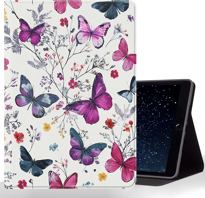 Tablet Case for iPad mini 5/4 Case 7.9 Inch 20219/2017,Shockproof Protective Cover with Stand,Auto Wake/Sleep,Butterfly Flower