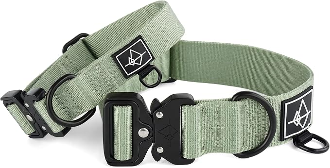 MADE TO ROAM Explorer Dog Collar | Heavy Duty Nylon & Durable Metal Buckle | Premium adjustable collar with rust-resistant hardware. Fits small to large dogs. 15 colors. Matching leash & harness