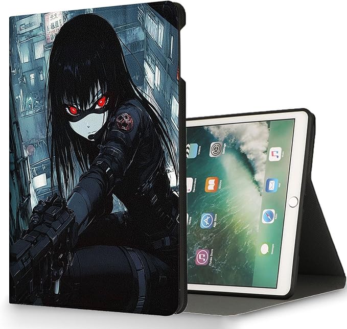 for Microsoft Surface Pro 8-13" 2021 Tablet Case,Auto Wake/Sleep,Adjustable Stand Protective Cover - Girl