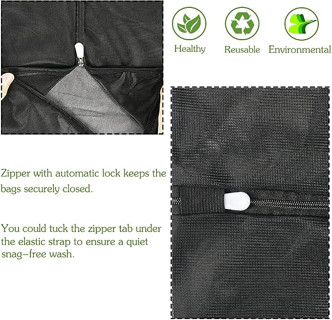 2Pcs Extra Large Mesh Laundry Bags for Washing Machine - Ideal for Delicates, Blankets, Sheets, Bedding, Toys, Pet Items - Zippered Mesh Bags for Travel, Storage, Dorms, Home (43 x 35 Inches) | Zippered mesh bags for delicates, blankets, toys, pet item...