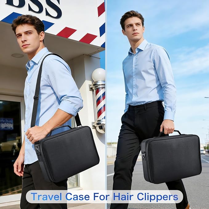 Professional Barber Clipper Case Organizer Bag