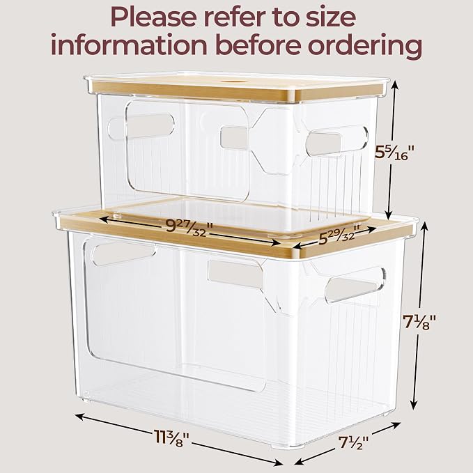 Delamu 2 Pack (XL+S) Trash Bag Dispenser + 3 In 1 Dishwasher Pod Holder | Clear Acrylic Organizer Bins for Under Sink Organization, Pantry Storage, Cabinet, Kitchen, Laundry, Bathroom