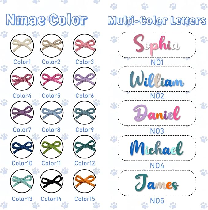 Personalized Dog Cat Toy Basket with Name, Custom New Puppy Toy Storage Bins with Handles, Customized Baskets Organizer for Blankets Pet Supplies Clothes Food