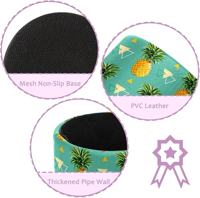 Pen Holder For Your Desk, Pencil Holder Organizes All Pens, Pineapple and Triangle Pen Cup For Your Office Decor
