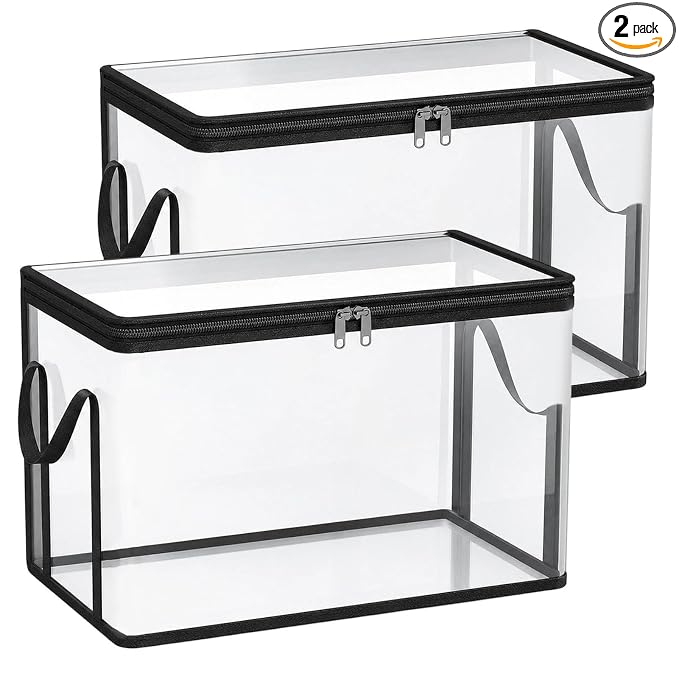 Toy Storage Organizer Box - 2-Pieces Plush Dolls Organization Bins,Toy Doll Storage Bins - for Living Room Playroom Study Room Balcony Dormitory Apartment Farmhouse Home Balcony