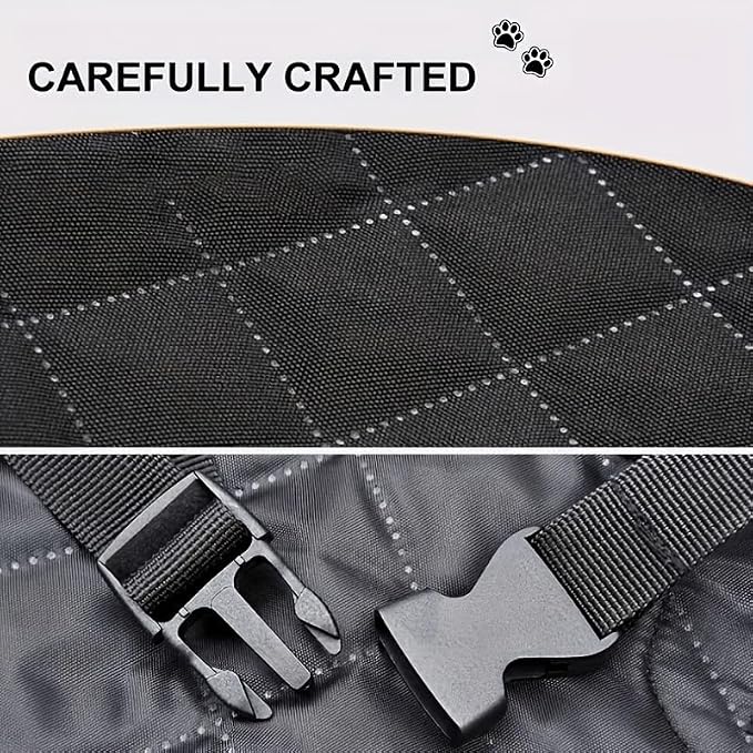 Car Dog Seat for VW Caddy 4 (IV) SA I 2015-2020, Pet Booster Seat Car Travel Bed Puppy Carrier Seat Console Protector Travel Carrier for Small Pets Dogs