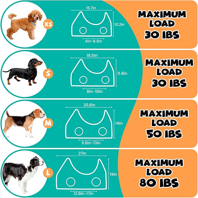Dog Grooming Kit, Dog Grooming Supplies, Dog Grooming Hammock, Dog Grooming Harness, Dog Nail Clippers, Dog Nail Grinder, Hooks, Dog Hammock Kit for Nail Trimming/Hair Trimming(Coffee, S)