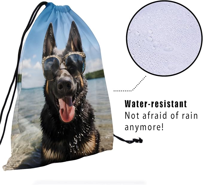 Nerxy Pet Gymnastics Grip Bag Dog Cat Drawstring Grip Bags Puppy Shoe Bag Gym Storage Pouch