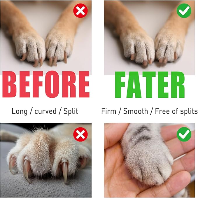 Dog Hair Clippers Grooming Kit and Paw Trimmer Nail Grinder Quiet,Dog Trimmer for Grooming,4-in-1 Rechargeable Cordless Low Noise Dog Shaver Grooming for Dogs Pets Cats(White)