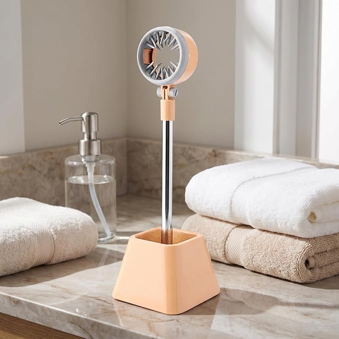 Mikikit Pet Hair Dryer Holder Rotation Dog Dryer Stand Hair Tool Organizer Stainless Steel Pp