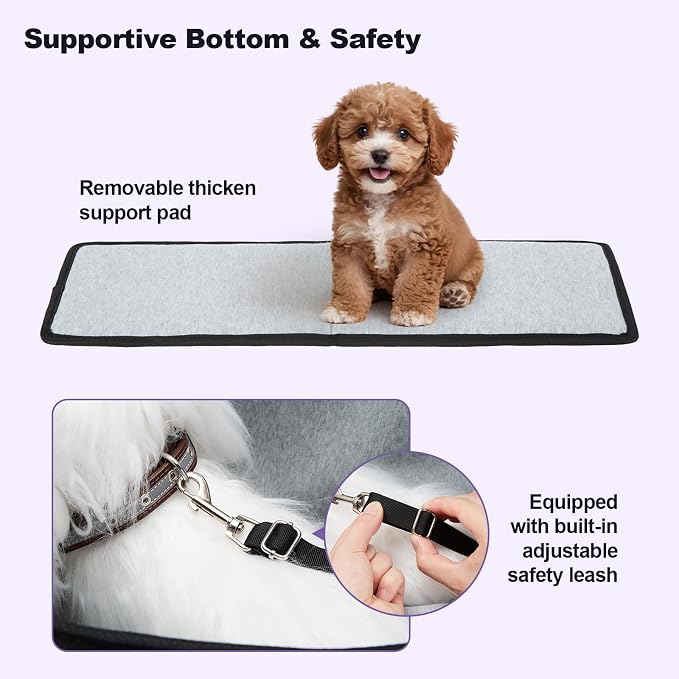 Ownpets Large Pet Carrier for Dogs Cats, 18-20lbs, Hands-Free Purse Bag | extra large, storage pockets, travel vet shopping, medium pets