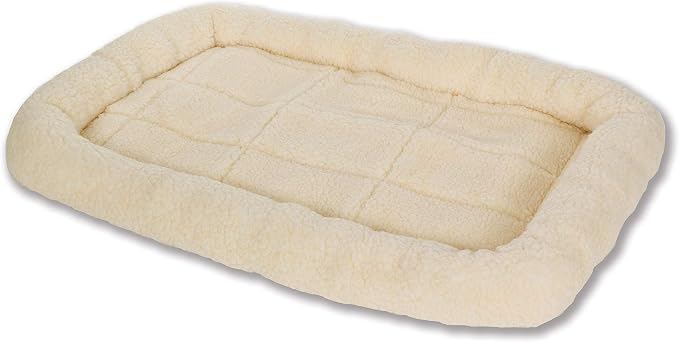 Pet Lodge® Fleece Pet Bed | Crate Pad | Machine Washable Dog Bed | Easily Storable