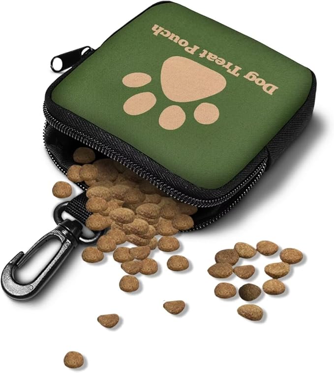 Dog Treat Pouch, Multifunctional Pouch for Outdoor Activities and Pet Walks, Multi-Functional Puppy Snack Storage Bag, Travel Pet Treat Container for Dog Owners and Trainers