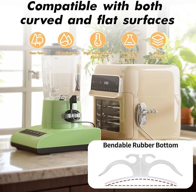 6PCS Appliance Cord Organizer,Upgraded Cord Organizer for Appliances,Wire Wrapper,Compatible with Air Fryers,Coffee Makers, Pressure Cookers, Toasters & Ovens