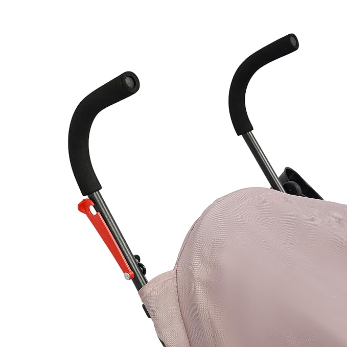 Pet Stroller, Foldable Pet Travel Stroller with Weather Cover, 2 Wheels Pet Strolling Cart for Small Medium Dogs Cats with Cup Holder Breathable Visible Mesh Outdoor Stroller for All-Season (Pink)