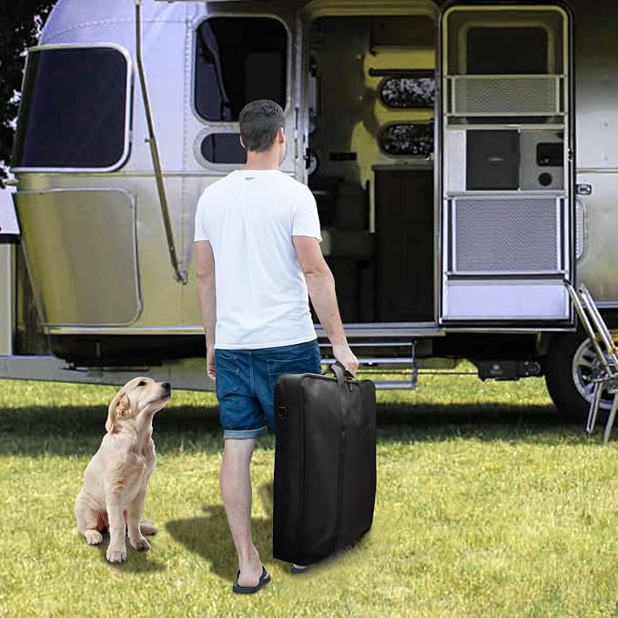 24" Dog Fence Storage Bag for Camping & RV Trips Comfortable Carry | Suitable for Foldable Exercise pens, Dog Fence Travel Bag With Handles, 600D Oxford Fabric,Neat Storage, Wear-Resistant
