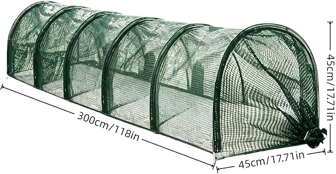Chick Run - Sun Protection Net Chick Run, Flexible Portable Expandable Foldable Playpen, Pop-Up Mesh Poultry Brooder Enclosure | Outdoor Pasture Habitat Tent for Ducks Geese Rabbits Small