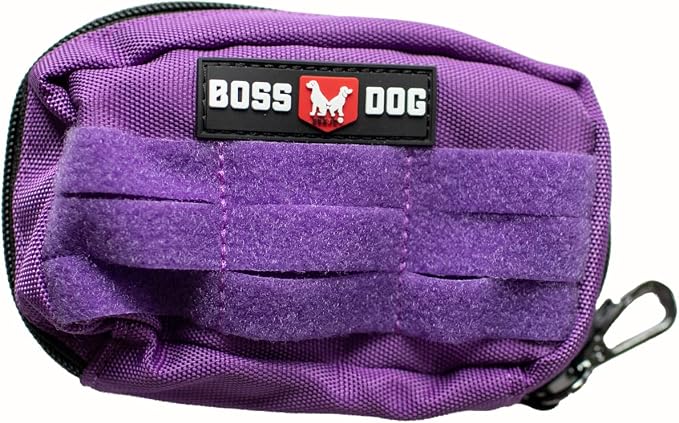 Boss Dog Tactical Molle Bag, Purple, Large