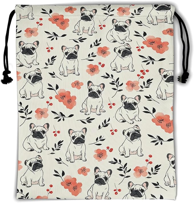 Nerxy Pet Gymnastics Grip Bag Dog Cat Drawstring Grip Bags Puppy Shoe Bag Gym Storage Pouch