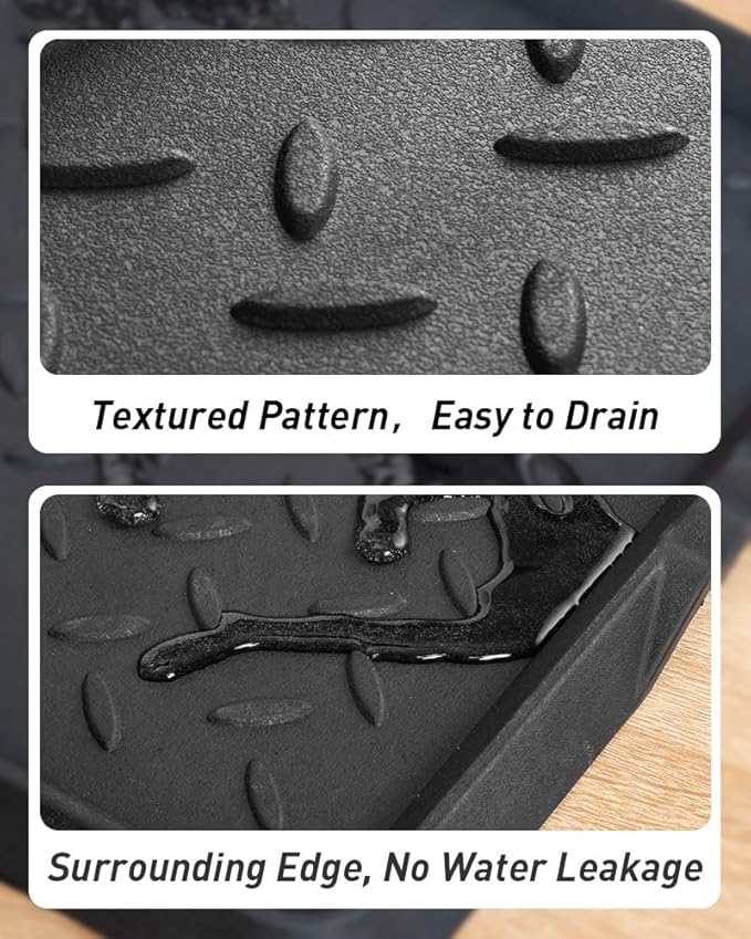 SUPENUIN Extra Large Boot Tray 48 Inch Boot Storage Heavy Duty Rubber Mats for Floor Waterproof Shoe Mat Tray for Entryway Multi Use Shoe Rug 16x47.5 Inches