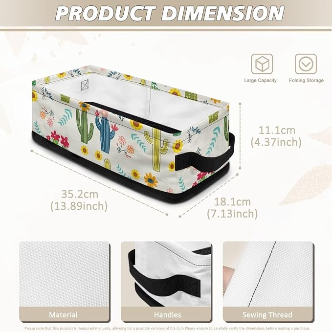 Heart Rose Toilet Paper Organizer Toilet Roll Storage for Back of Toilet with Handle,Decorative Shelf Bins Bathroom Basket for Toilet Roll Paper, Vanities Cabinets, Towels