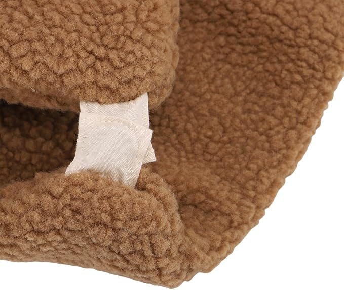 Keenso Pet Stroller Guard, Easy Installation, Protects from Rough Edges, Pet Stroller Front Guard Fits Most (Brown)