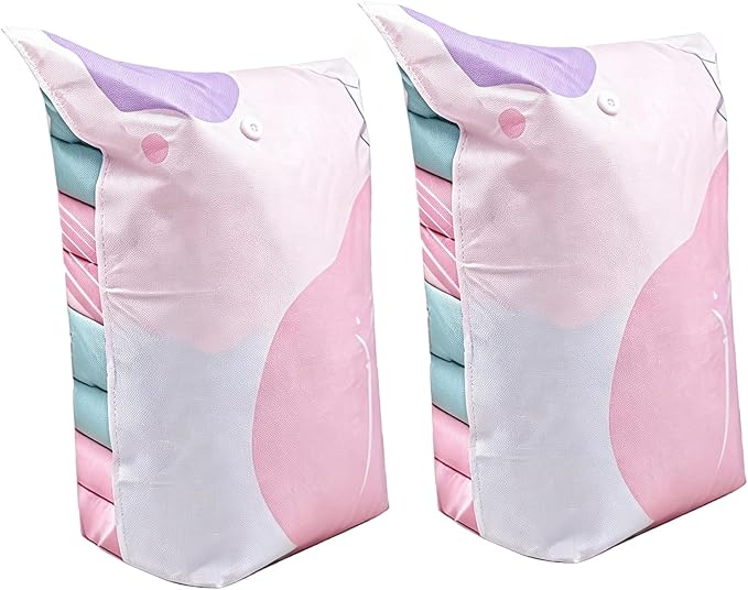 Vacuum Storage Bags with Zippers Seal Bedding Organizers for Quilt Pillow Sweaters Closet Clothes Storage Bags