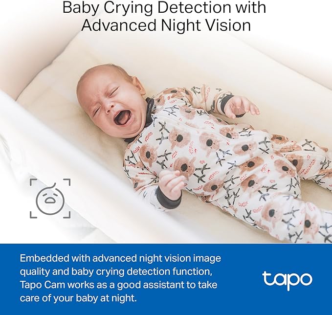 Tapo 1080P Indoor Security Camera, Baby Monitor, Dog Camera, C101(4-Pack)