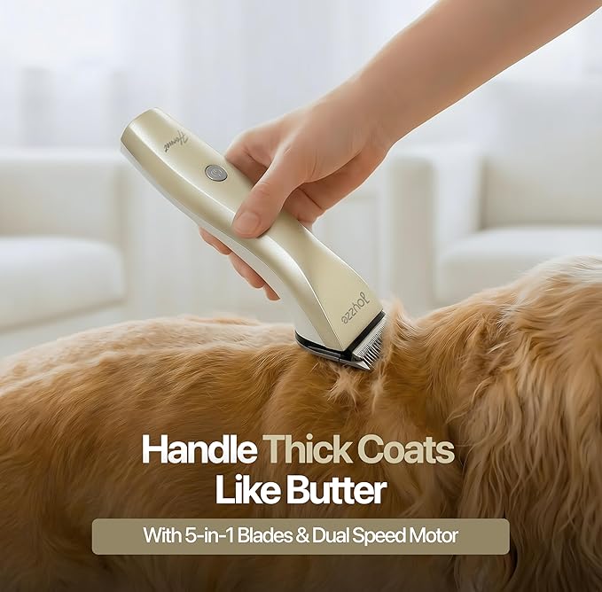 Hornet 5-in-1 Professional Pet Grooming Clipper for Dogs & Cats, Low Noise, Precision Trimmer for Trimming, Shaping & Styling