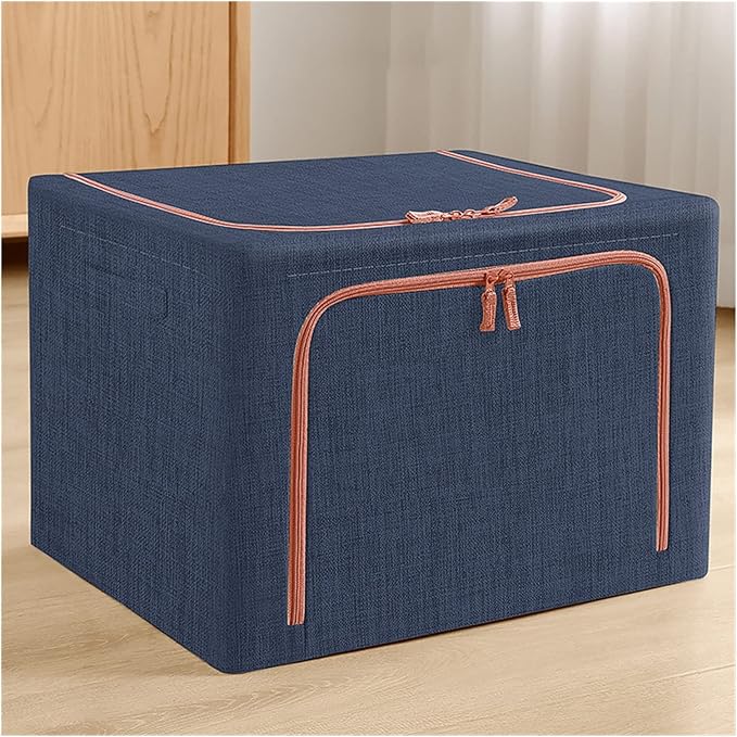 Folding Closet Organizers，dresser storage box,Drawer Organiser Clothes Clothes Storage Box Finishing Wardrobe Toy Storage Cabinet Fabric Foldable Quilt Storage Car Trunk Organizer Pet House (Color : B