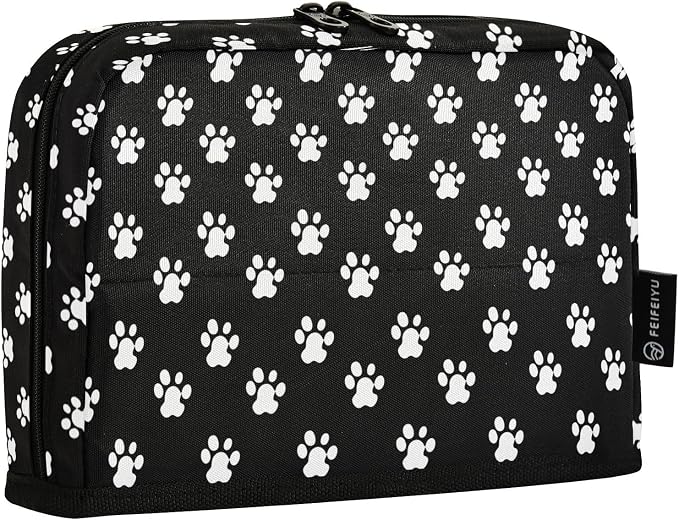 Large Capacity Pencil Case, Cute Pet Prints Pen Pouch Carrier Bag Cases Portable Cosmetic Bags School Office Supplies