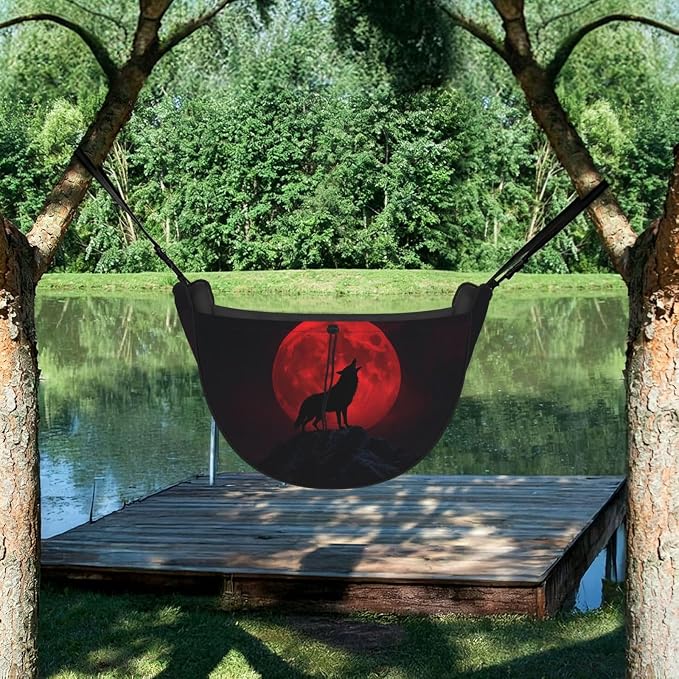 Moon Wolf Car Seat Organizer-Backseat Storage Bag for Travel | Waterproof Durable. Holds Snacks Gear Essentials. Fits Most Cars.