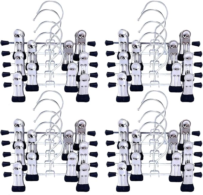 20pcs Adjustable Shoe Rack Pet Baby Pants Folder Multi Functional Travel Portable Hat 6" Heavy Duty Laundry Hooks Socks Holder Double Towels Bags Clothes Clip Boot Hanger Space Saving Home Organizer