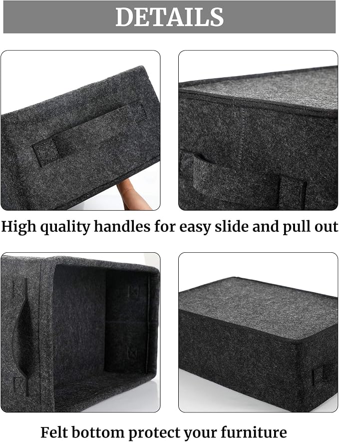 Long Gray Storage Baskets Narrow Storage Basket Organizer Storage Bins for Small Toys Keys Make Up Hair Cosmetic Drawer Home Decor Storage Basket Decorative Storage Bin