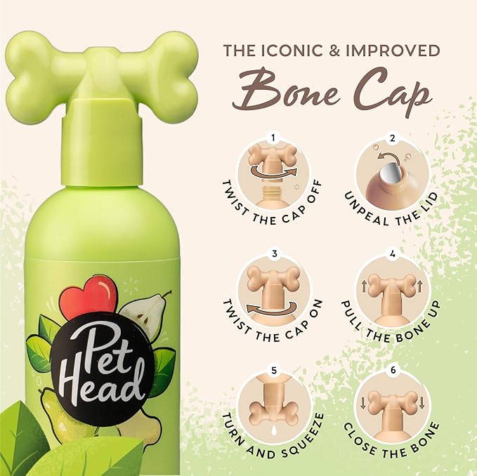 Pet Head Mucky Pup Puppy Shampoo | Pear Scent | Shampoo for Puppies from 8 Weeks | Professional Grooming | Vegan Dog Shampoo | Gentle Formula for Puppies | Made in USA | 16 fl. oz.