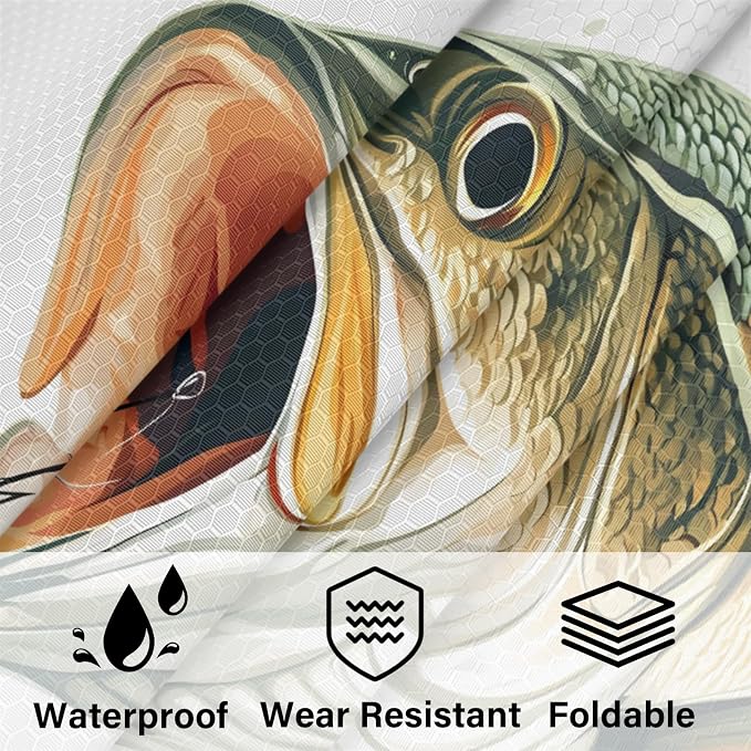Fish 6 Set Compression Packing Cubes Funny Fishes Expandable Packing Organizer for Travel Accessories Luggage Suitcase Bag