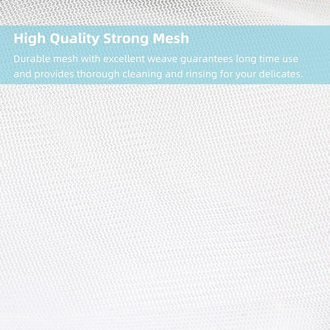 GOGOODA 2 Pack Extra Large Mesh Laundry Bag 43 x 35 in – XXXXL Washing Bag | Jumbo for Bedding, Blankets, Clothes, Pet Items, Travel & Storage – Washer Protector Bag for Washing Machine