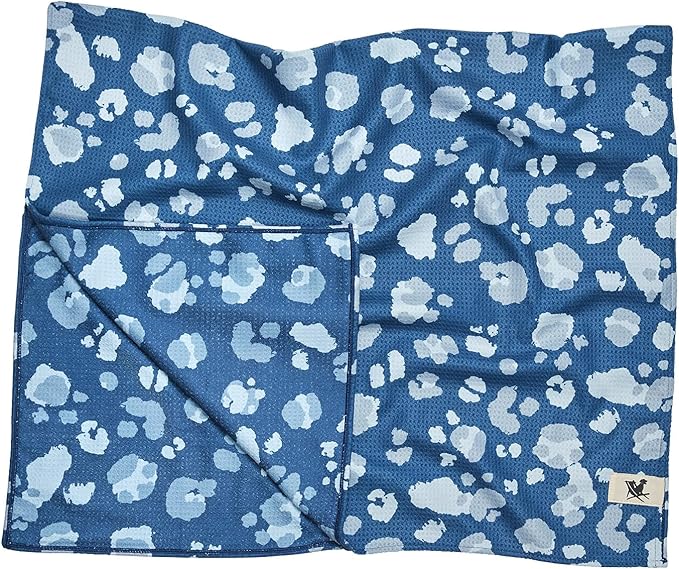 Dock & Bay Pet Towel - Super Absorbent & Quick Drying Dog Towels with Bag - 100% Recycled - K9 Camo, Large (120x70cm, 47x27)