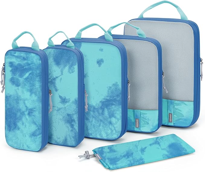 BAGSMART Compression Packing Cubes for Travel Essentials | 14 Set /6 Set /4 Set/2 Set, Lightweight, Durable
