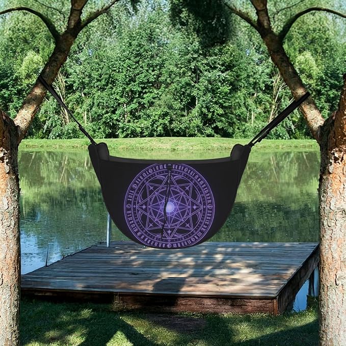 Magic Circle Car Seat Organizer-Backseat Storage Bag for Travel | Waterproof Durable. Holds Snacks Gear Essentials. Fits Most Cars.